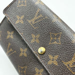 Load image into Gallery viewer, Louis Vuitton Sarah wallet in brown monogram canvas (Pre-owned)
