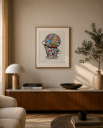 Load image into Gallery viewer, Takashi Murakami, Fujiko Fujio, Kaikai Kiki,Doraemon in the Field of Flowers (Framed) ed1000

