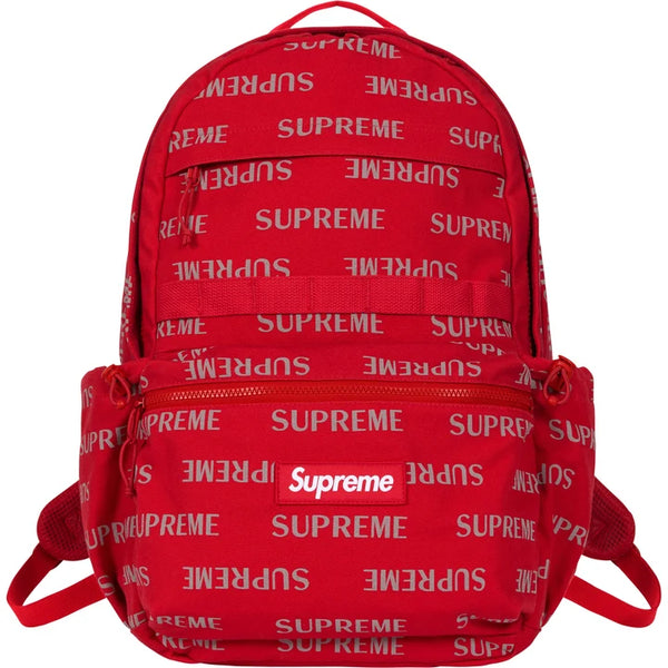 Supreme Logo Backpack (FW26) Red