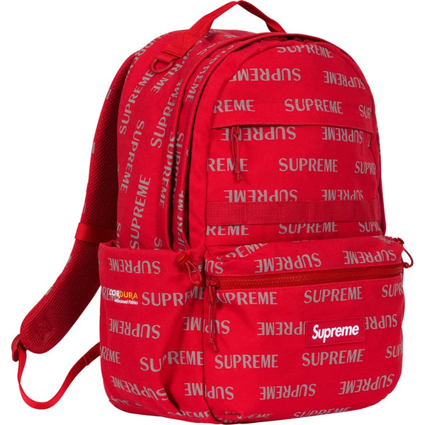 Supreme Logo Backpack (FW26) Red