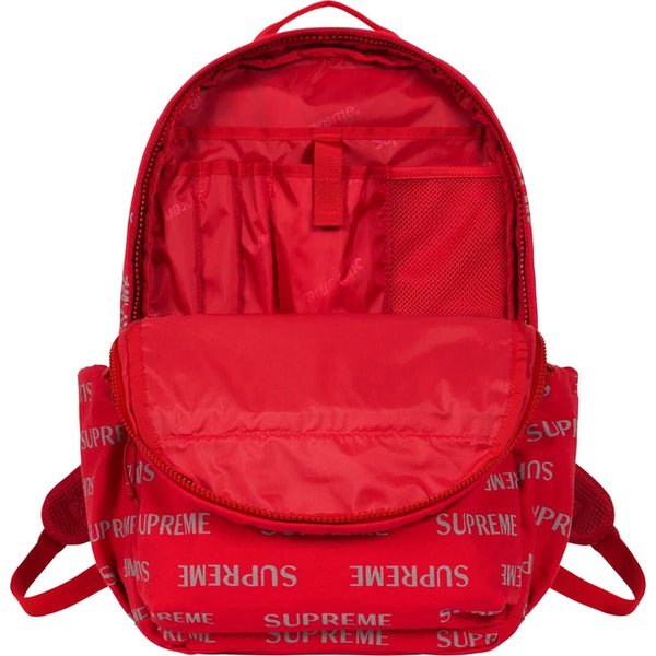 Supreme Logo Backpack (FW26) Red