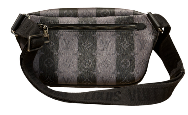 Louis Vuitton x NIGO Monogram Eclipse Stripes LV Heart Modular Sling Bag (Pre-loved)
