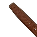 Load image into Gallery viewer, Hermes Leather Belt With Silver-Toned Buckle (Pre-owned)
