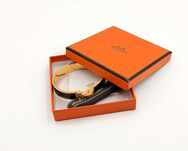 Hermes Clic Clac Bracelet Yellow Gold Plated (Like new)