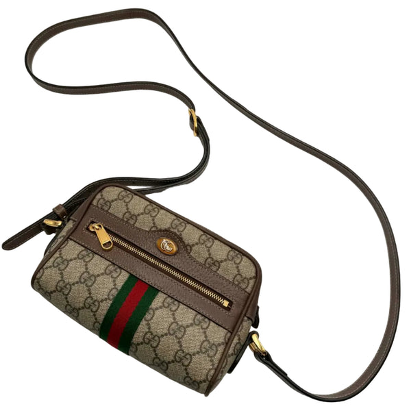 Gucci Ophidia Mini GG Supreme Crossbody Bag (Pre-owned) 3CGBMW6