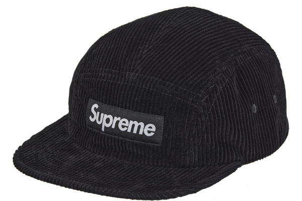 Supreme Corduroy Camp Cap (FW24)
Black