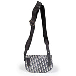Load image into Gallery viewer, Dior Men's Black Dior Oblique Jacquard Saddle Pouch Bag
