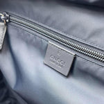 Load image into Gallery viewer, Gucci Black Rubber Guccissima Leather Backpack Bag (Like new) 7WYDC3R
