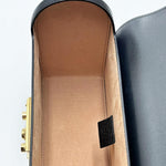 Load image into Gallery viewer, Gucci Black Padlock Small Bamboo Shoulder Bag (Like new) 3W2M6JX
