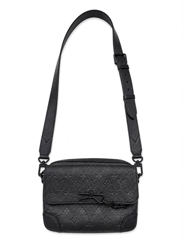 Louis Vuitton Taurillon Monogram Steamer Messenger Black (Like new) T9M24QH