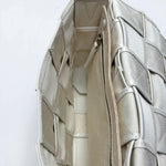 Load image into Gallery viewer, Bottega Veneta Cassette leather shoulder bag White (Pre-owned) 9THX8B3
