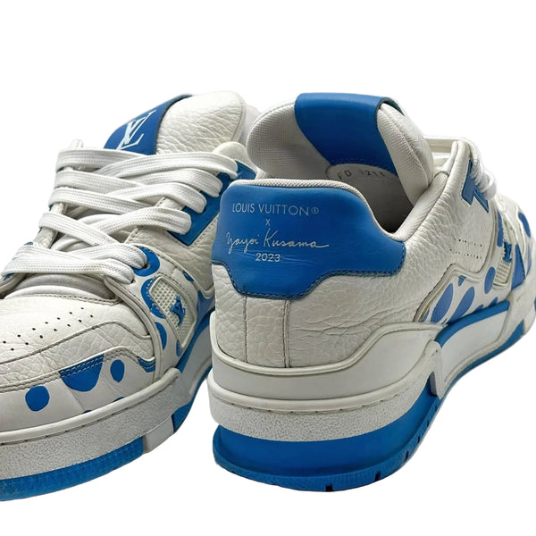 Louis Vuitton x Yayoi Kusama Trainer White Blue (Pre-owned)
