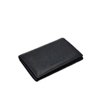 Load image into Gallery viewer, Burberry Black Leather Card Holder Wallet Nova Check Lining Slim (Like new)
