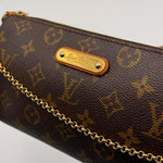 Load image into Gallery viewer, Louis Vuitton Monogram Canvas Eva Pochette Bag (Like new) T4X3RJQ
