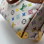 Load image into Gallery viewer, Louis Vuitton White Monogram Multicolor Trouville Bag (Pre-owned) 2GKB7TO
