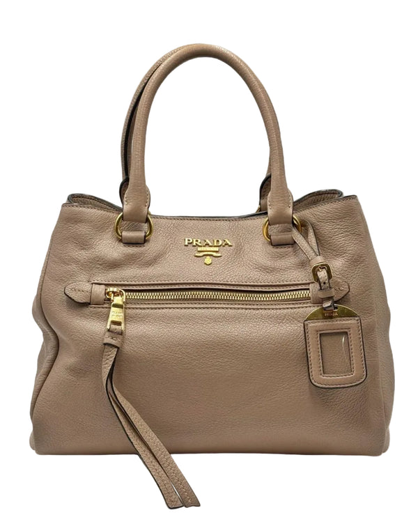 Prada Vitello Phenix Tote Cammeo (Like new) QV6W2BM