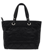 Load image into Gallery viewer, Chanel Black Coated Canvas Paris-Biarritz Grand Shopping Tote Bag (Pre-owned) BXQ78KM
