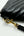 Saint Laurent Black Matelasse Quilted Leather Monogram Pouch Wristlet (Pre-owned) GHJ4MYX