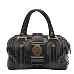 Load image into Gallery viewer, Gucci Leather Aviatrix Boston Bag Black (Pre-owned) T3YM67D
