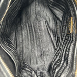 Load image into Gallery viewer, Prada Nylon Gaufre Black Handbag Black (Pre-owned) 47BG9W8
