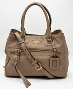 Load image into Gallery viewer, Prada Vitello Phenix Tote Cammeo (Like new) QV6W2BM
