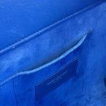 Load image into Gallery viewer, Saint Laurent Royal Blue Calfskin Leather Classic Nano Sac De Jour Bag (Pre-owned) W8B989X
