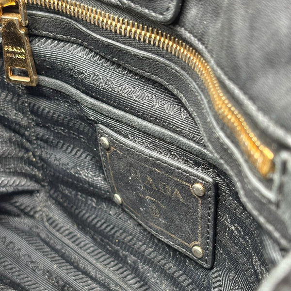 Prada Tessuto Nylon Gaufre Tote Nero Black (Pre-owned) VR3VBJG