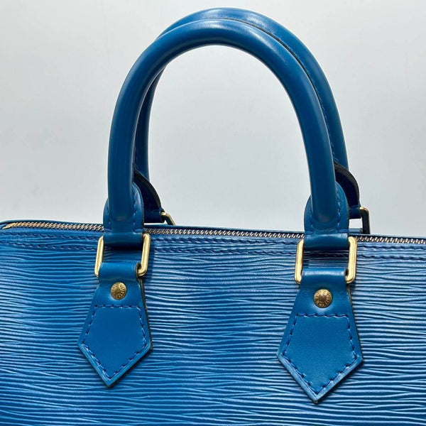 Louis Vuitton Toledo Blue Epi Leather Speedy 25 Bag (Pre-owned) 7WTHC4X