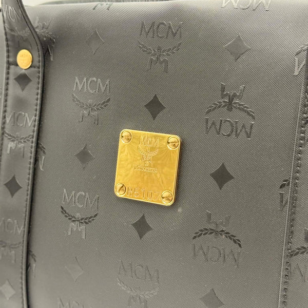 MCM Black Visetos Nylon Heritage Shoulder Bag (Like new)