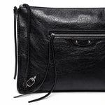 Load image into Gallery viewer, Balenciaga Agneau Classic Hardware Small Pouch Gris Fossile (Pre-owned)

