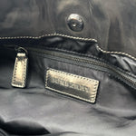 Load image into Gallery viewer, Burberry Metallic Grey Beat Check Nylon and Leather Shoulder Bag (Pre-owned)
