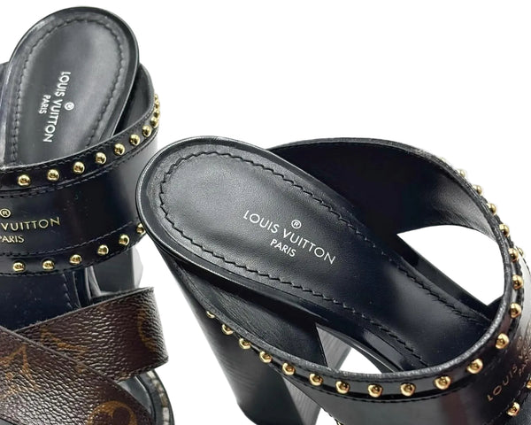 Louis Vuitton  Monogram Star Trail Sandals (Fitted)