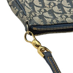 Load image into Gallery viewer, Christian Dior Mini Diorissimo Canvas Saddle Pochette Shoulder Bag (Pre-owned) JXGHQ7H
