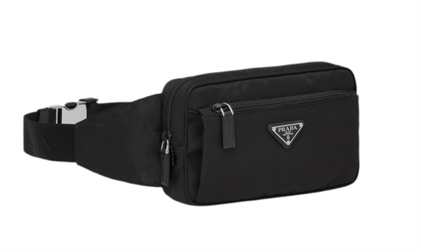 Re-Nylon and Saffiano leather belt bag (Mint Condition)
