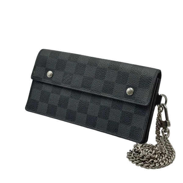 Louis Vuitton Damier Graphite Canvas Accordion Wallet (Like new) 3DYMW7D