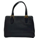 Load image into Gallery viewer, Burberry Small Banner Leather Handbag Black (Like new) BCV3YJR
