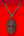 Eminem - Hockey Mask Diamond Pendant & Chain (Gun Metal) 20 inch Chain