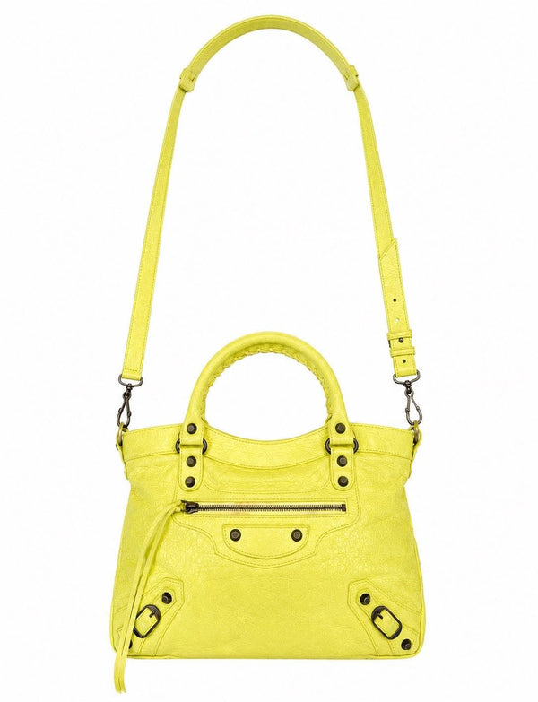 Balenciaga Mimosa Lambskin Leather First Motorcycle Bag (Vintage)