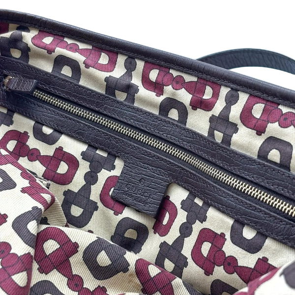 Gucci Monogram Jolicoeur Tote Dark Brown (Pre-owned) 2KHBGRW