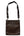 Bottega Veneta Leather Intrecciato Crossbody Bag Brown (Pre-owned) CT4GGDJ9