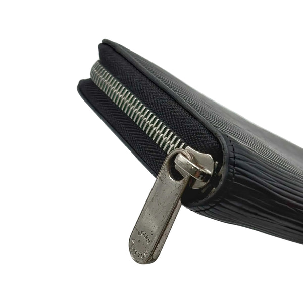 Louis Vuitton Zippy Wallet Ivory Epi Leather Black (Pre-owned)