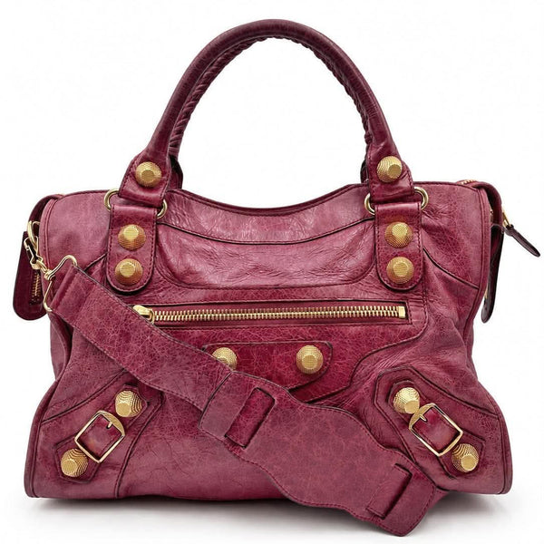 Balenciaga Agneau Giant 21 Gold Hardware Part Time Bubblegum (Pre-owned) HJ4VR22