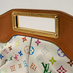 Load image into Gallery viewer, Louis Vuitton White Monogram “Murakami” Judy MM Bag (Pre-owned) G82MBTQ

