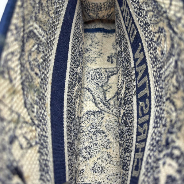 Christian Dior Toile De Jouy Dioriviera Small Book Tote Blue (Like new) H239R6J