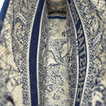 Load image into Gallery viewer, Christian Dior Toile De Jouy Dioriviera Small Book Tote Blue (Like new) H239R6J
