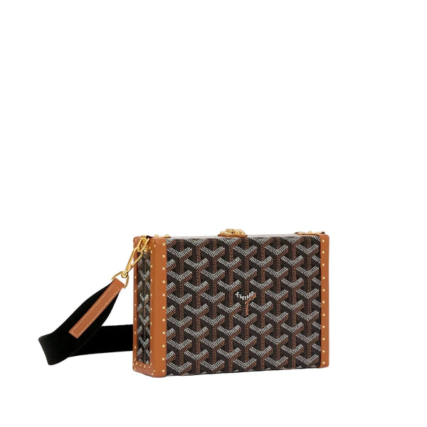 Goyard Bezons Trunk Bag Black & Tan (Brandnew)