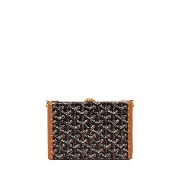 Goyard Bezons Trunk Bag Black & Tan (Brandnew)