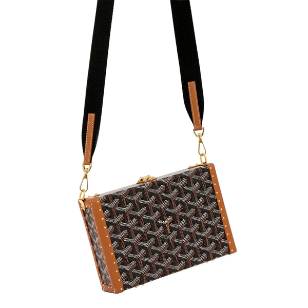 Goyard Bezons Trunk Bag Black & Tan (Brandnew)