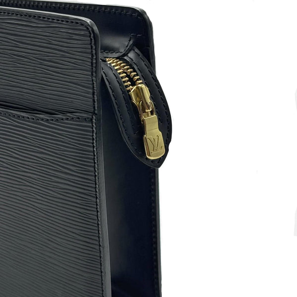 Louis Vuitton Black Epi Leather Pochette Homme Clutch Bag (Like new)