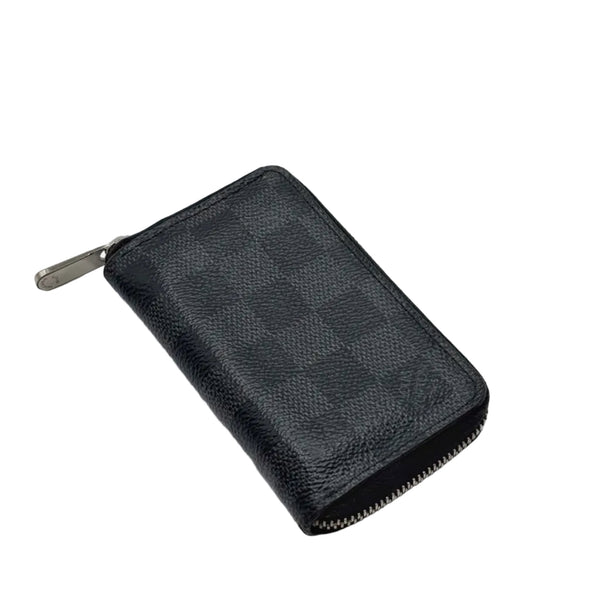Louis Vuitton Damier Graphite Zippy Coin Purse Vertical (Pre-owned)